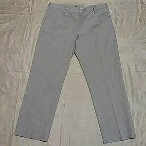 Gap Tailored Crop Linen Casual Pants